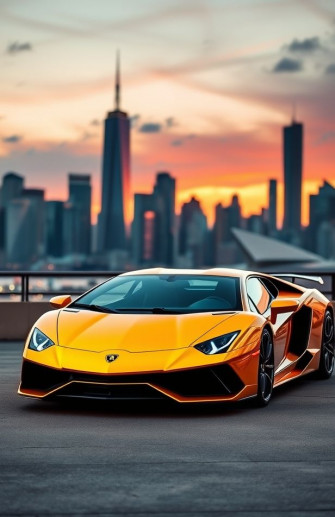 Gold Lamborghini Wallpaper