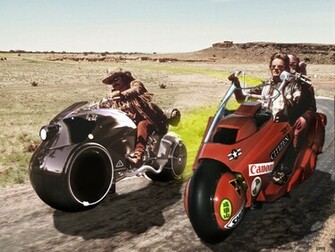 Easy Rider With Tron Bikes Wallpaper