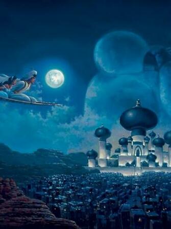 Flight Over Agrabah Desktop Pc And Mac Wallpaper