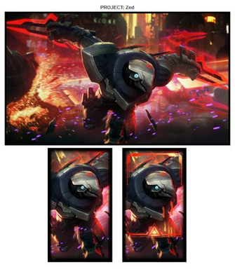 Anivia Project Zed Lucian Skin Splash Art