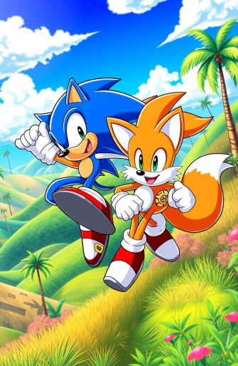 Sonic And Tails Wallpaper