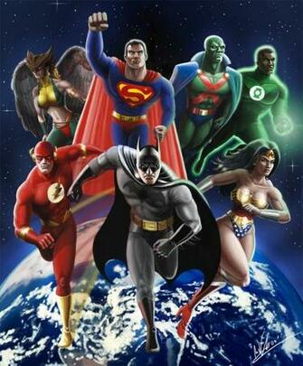 Justice League Unlimited Wallpaper Background Image Pictures