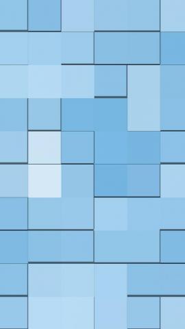 Blue Squares iPhone Wallpaper