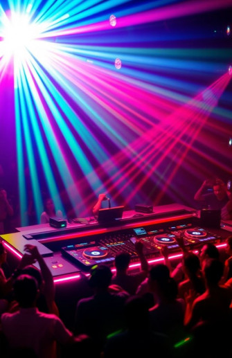 Led Dj Lights Wallpaper