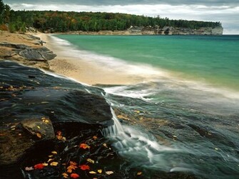Chapel Beach Lake Superior Wallpaper HD