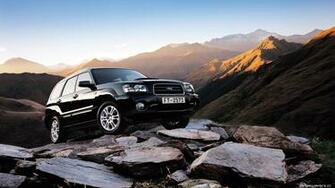 Subaru Forester Black Wallpaper Widescreen