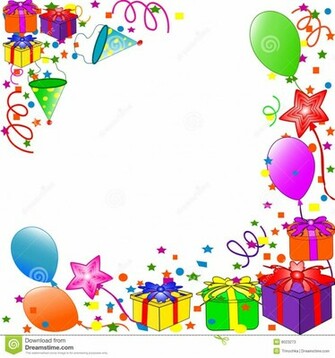 Colorful BirtHDay Balloons With Gift Boxes Wallpaper