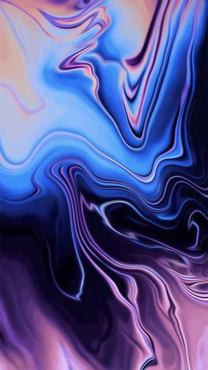 Purple Ink Blue Colourful Fluid Photography Graphic