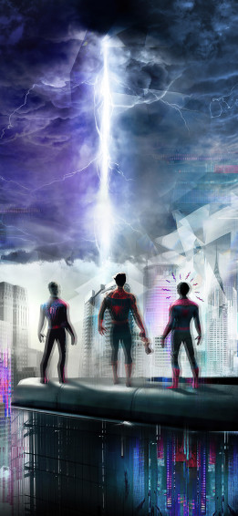 Spiderman Trio 4k iPhone Xs Max HD Wallpaper Image