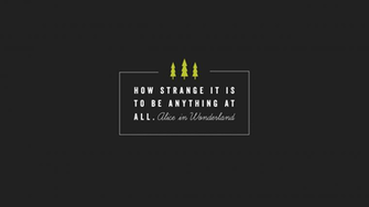 Alice In Wonderland Typography Wallpaper Quotes