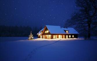 House In The Snow Wallpaper And Image Pictures Photos