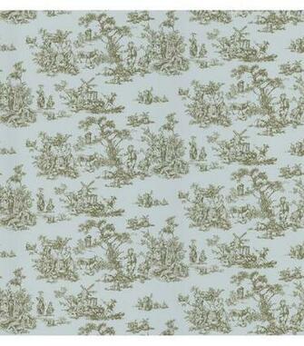 Maxine Light Blue Toile Wallpaper Sample Jo Ann
