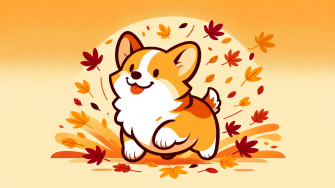 Cute Cartoon Dog Wallpaper