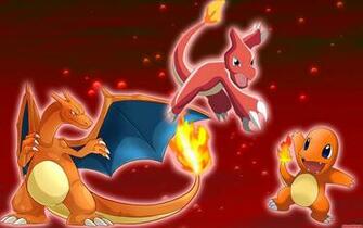 Pokemon Fire Red Backgroundpokemon Starter Wide Desktop