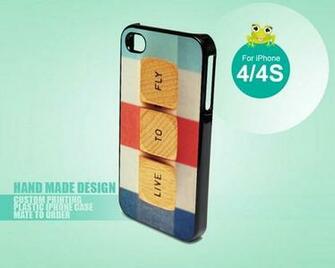Live To Fly Vintage Wallpaper iPhone 4s Black Case