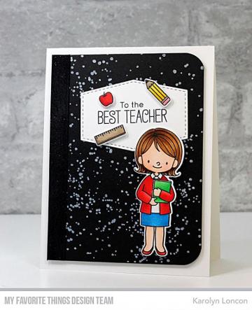 My Favorite Things Clear Stamp Brush Spatter Background