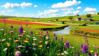 Spring Countryside Wallpaper