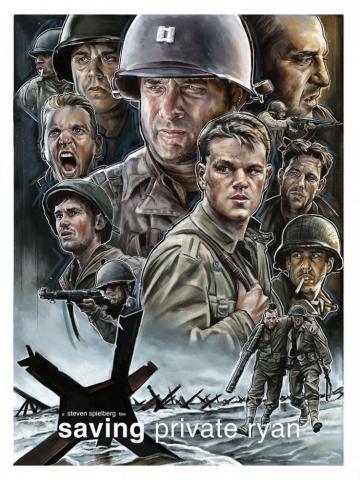 Saving Private Ryan By Robert Bruno Art