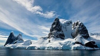 Antarctica Mountains And Clouds Wallpaper Travel HD