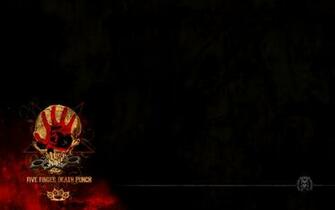 Five Finger Death Punch Logo Background Wallpaper