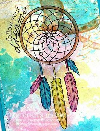 The Feathers And Frame Were Colored In With Pencils Mineral