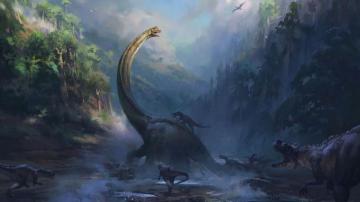 Wallpaper Dinosaurs Art Reptiles Wildlife