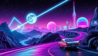 Retro Futurism Wallpaper