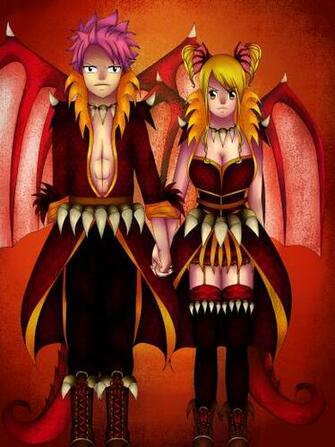 The Dragon And Dragoness Nalu Jelza Gruvia Fan Art