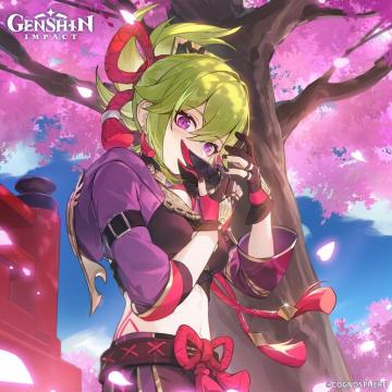 Kuki Shinobu Genshin Impact Zerochan Anime Image Board
