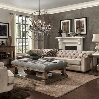 Homesullivan Segovia Grey Pillowtop Coffee Table In