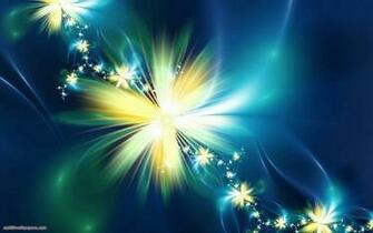 Yellow Lighting Flowers Desktop Wallpaper HD