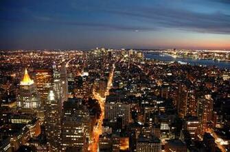 Pixel Desktop Wallpaper Manhattan At Night New York City