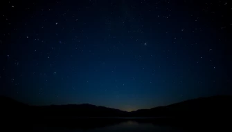Dark Sky With Stars Wallpaper