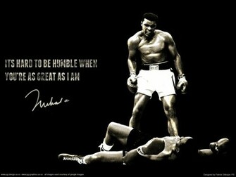 Muhammad Ali Hard To Be Humble Wallpaper By Pgilladdy