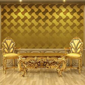 Modern Brief Gold Foil Wallpaper Ceiling Stereo Ktv