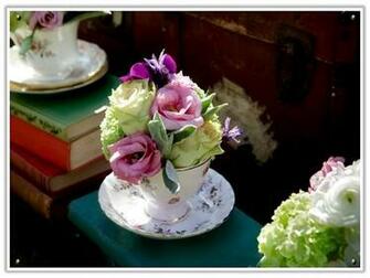 Jolie Petite Tasse De Th Wallpaper