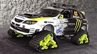 Carbon Ken Block Subaru Sti Snowmobile HD Wallszone
