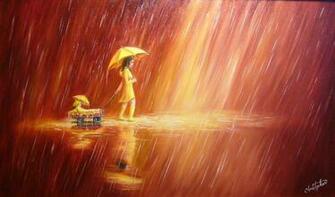 Sunshower Stroll By Christopherpollari
