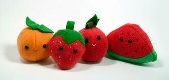 Cute Fruit Wallpaper Plush By Seamslegit