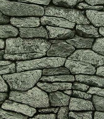Natural Grey Stone Wallpaper Swatch Contemporary
