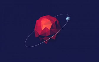 Polygon Orbit Wallpaper
