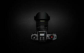 Wallpaper Metal Retro Minimalism The Camera Film Black