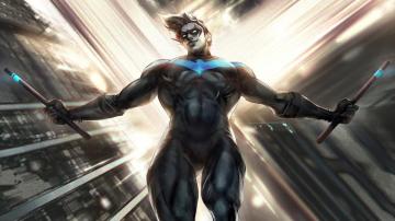 Nightwing Dc Superhero 4k Wallpaper