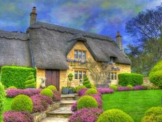 English Country Cottage Wallpaper Desktop Background