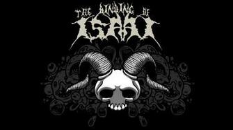 Black And White Skull Illustration Binding Of Isaac Horns Video