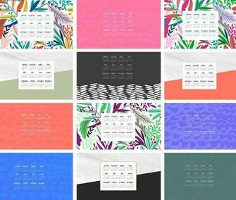 Desktop Wallpaper Calendars Design Options