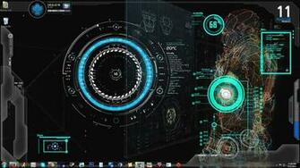 Iron Man Jarvis Animated Background Desktop Tune Pk