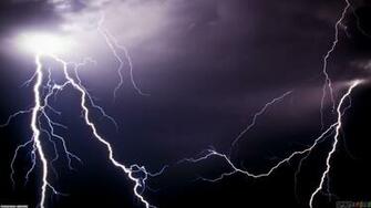 Two Lightning Strikes Wallpaper Open Walls