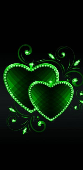 Green Heart Wallpaper