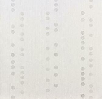 Wallpaper Circles White Silver Livingwalls